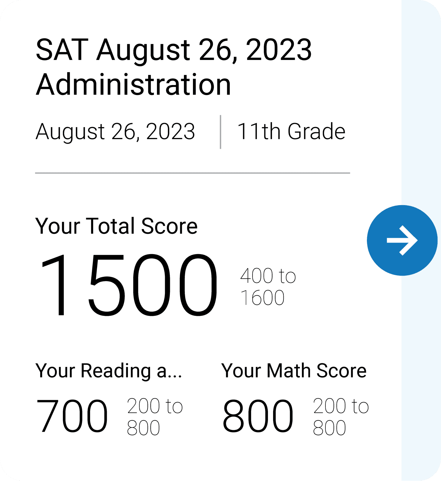 프린스턴리뷰 SAT score - 3